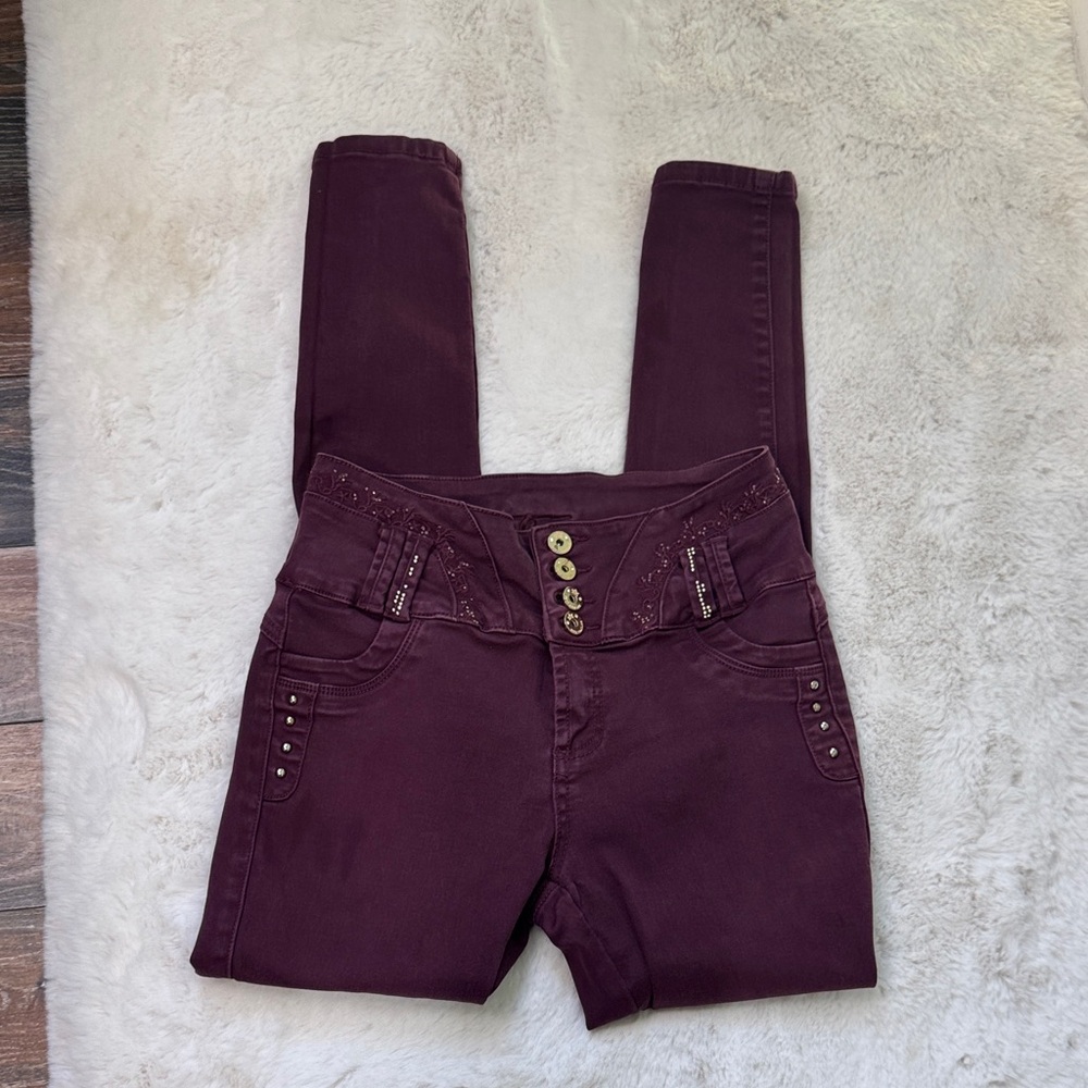 Sexy couture Jeans in Deep Purple size 7